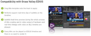 Vivtitle Works with EDIUS